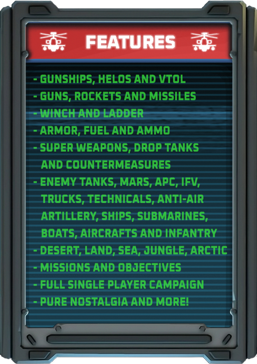 COBRA STRIKE Features